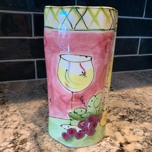 Julia Junkin wine bottle holder
